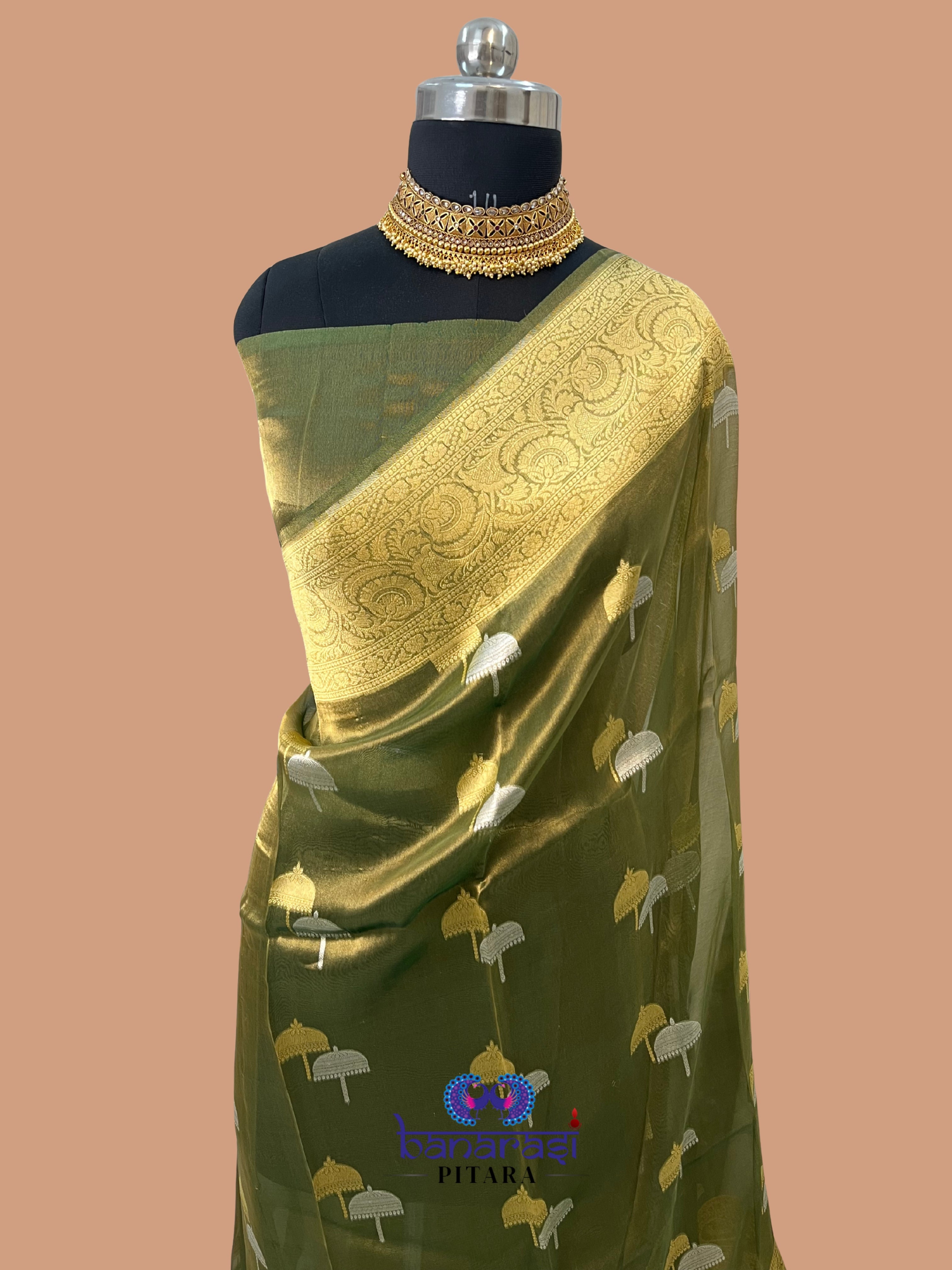 Pure Tissue Handloom Banarasi Saree