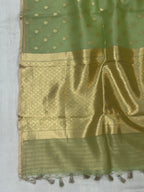Pure Kora Handloom Banarasi Saree