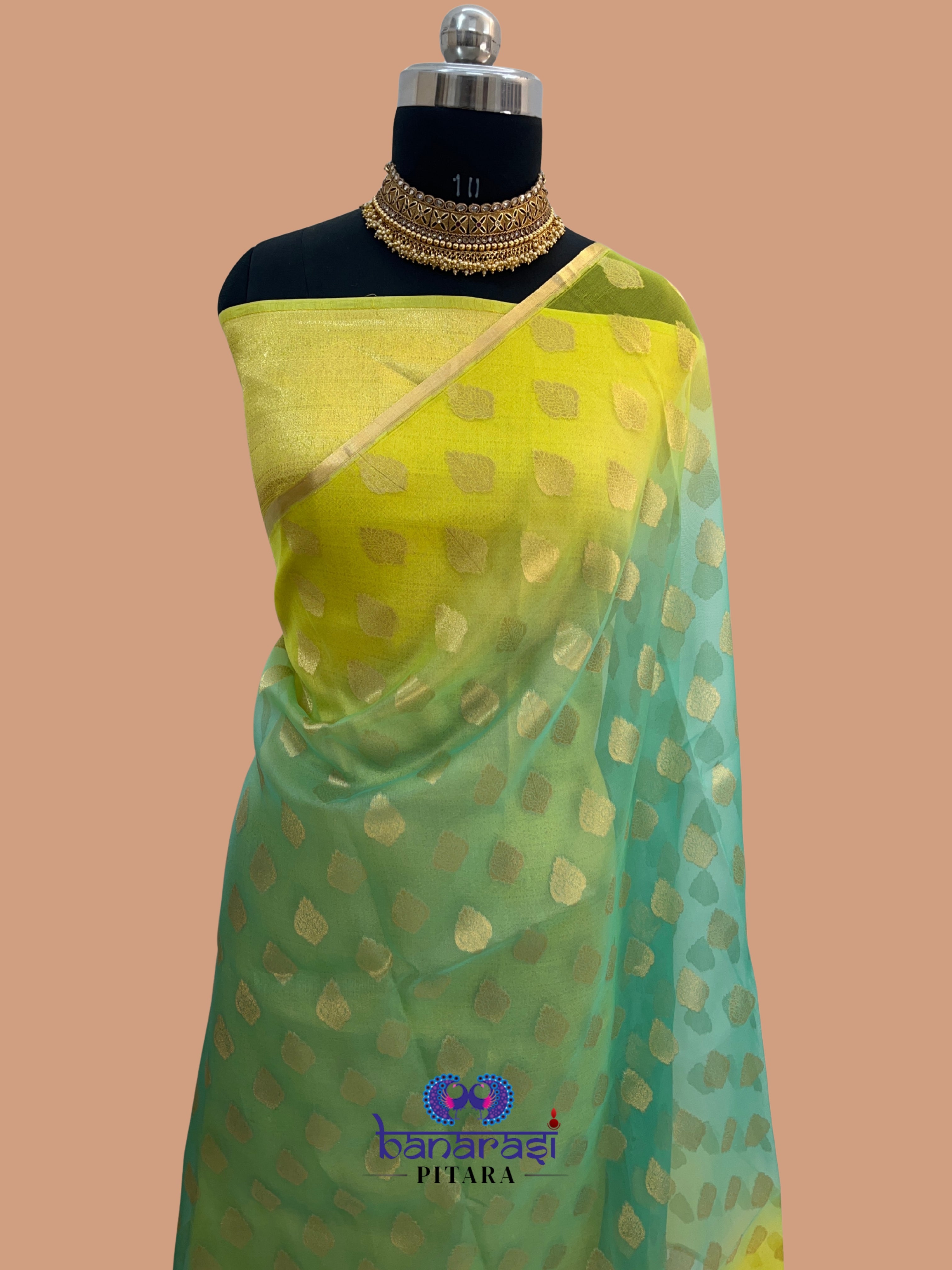 Pure Organza Silk Banarasi Saree